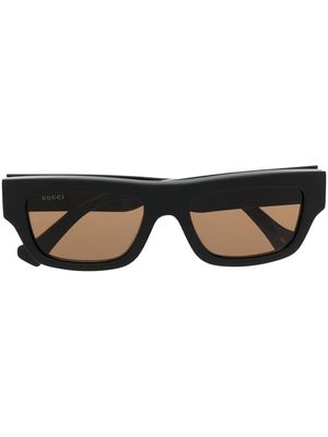 Gucci Eyewear square-frame tinted-lenses sunglasses - Black