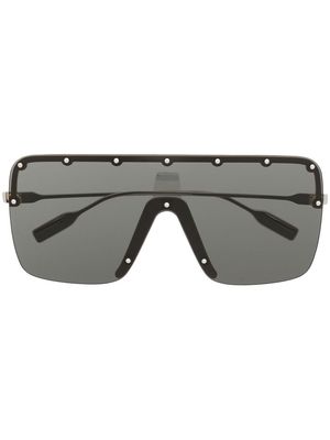Gucci Eyewear tinted studded sunglasses - Black