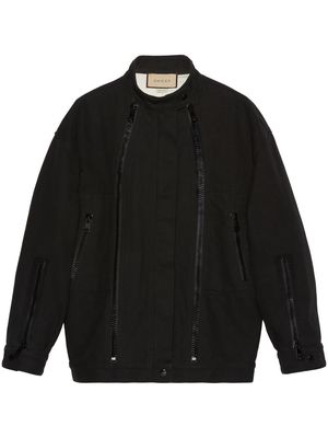 Gucci GG canvas bomber jacket - Black