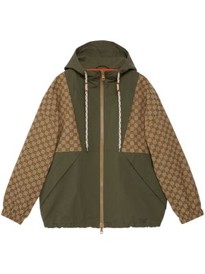 Gucci GG canvas hooded jacket - Green