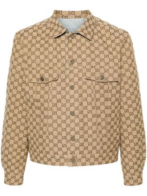 Gucci GG canvas reversible denim jacket - Blue