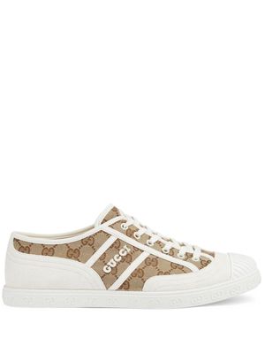 Gucci GG canvas sneakers - Brown