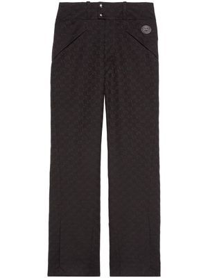 Gucci GG canvas straight-leg trousers - Black