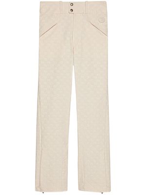 Gucci GG canvas straight-leg trousers - White
