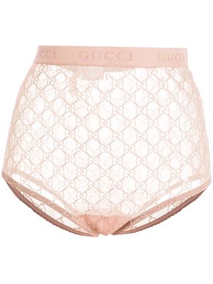 Gucci GG-embroidered briefs - Pink