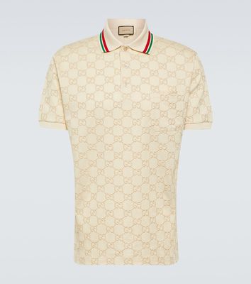 Gucci GG embroidered polo top