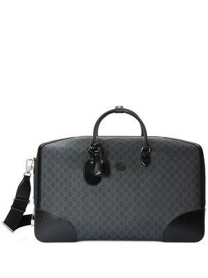 Gucci GG-Interlocking zipped duffle bag - Black