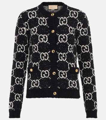 Gucci GG jacquard cotton-blend cardigan