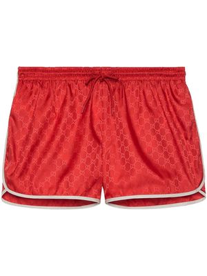 Gucci GG jacquard swim shorts - Red