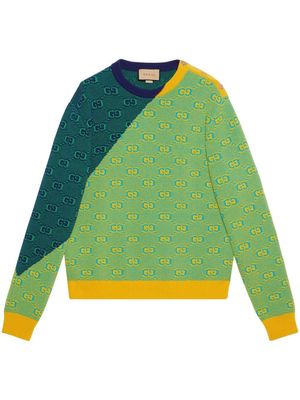 Gucci GG jacquard wool-blend jumper - Green