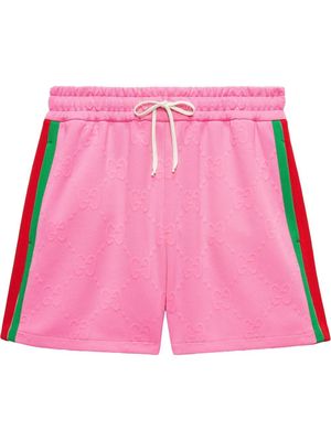 Gucci GG jersey jacquard shorts - Pink