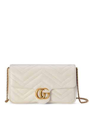 Gucci GG Marmont mini chain wallet bag - 9053 WHITE
