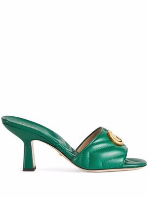 Gucci GG Marmont mules - Green