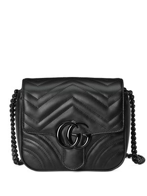 Gucci GG Marmont quilted shoulder bag - Black