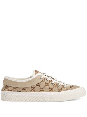 Gucci GG monogram low-top trainers - Neutrals