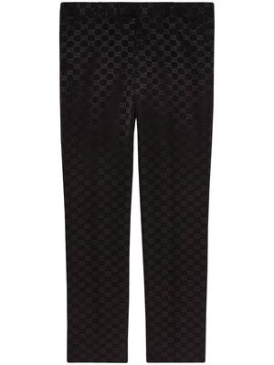 Gucci GG monogram tailored trousers - Black