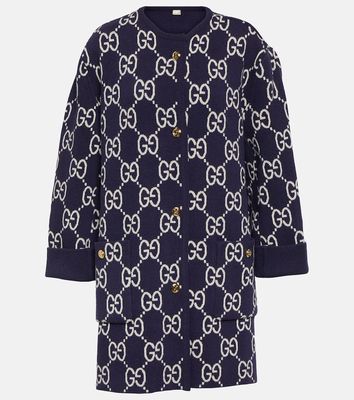 Gucci GG reversible wool-blend cardigan