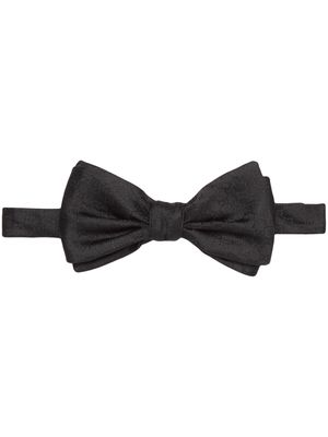 Gucci GG silk bow tie - Black