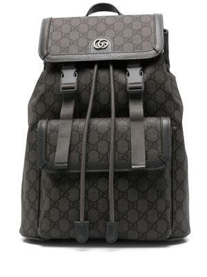 Gucci GG Supreme-canvas backpack - Grey