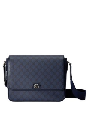 Gucci GG Supreme canvas messenger bag - Blue