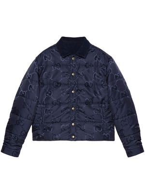 Gucci GG Supreme quilted jacket - Blue