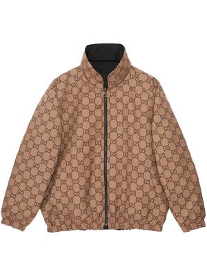 Gucci GG Supreme reversible jacket - Brown