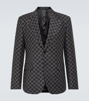 Gucci GG wool flannel blazer