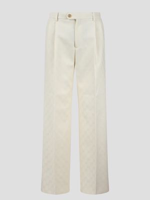 Gucci Gg Wool Jacquard Pant