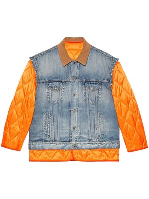 Gucci Giacca reversible denim jacket - Blue