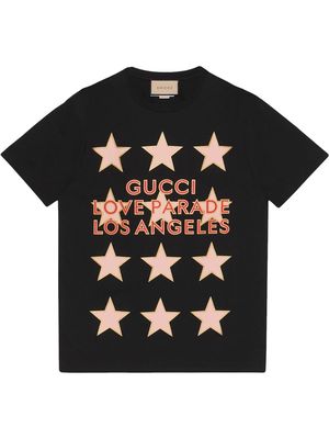 Gucci Gucci Love Parade T-shirt - Black