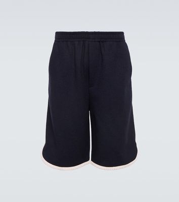 Gucci High-rise tweed wool-blend shorts