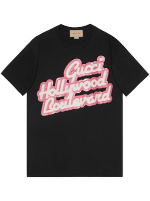 Gucci Hollywood Boulevard T-shirt - Black
