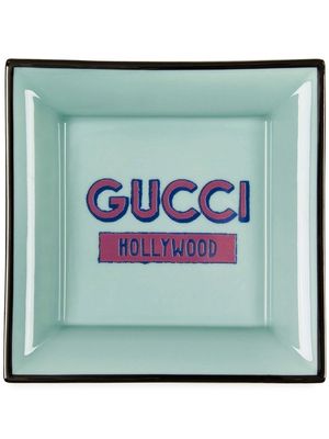 GUCCI Hollywood porcelain tray - Blue