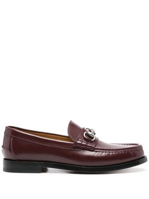 Gucci Horsebit 1953 leather loafers - Red