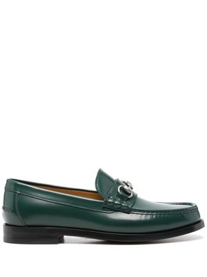 Gucci Horsebit-detail leather loafers - Green