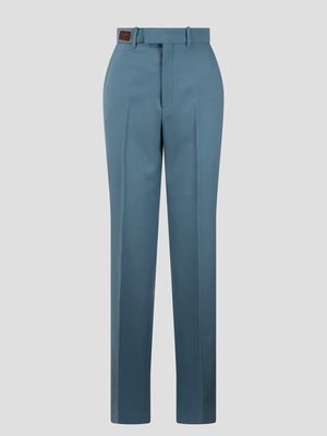 Gucci Horsebit Label Wool Pant