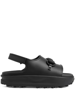 Gucci Horsebit open-toe sandals - Black