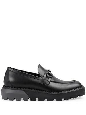 Gucci Horsetbit-embellished chunky loafers - Black