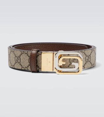 Gucci Interlocking G canvas belt
