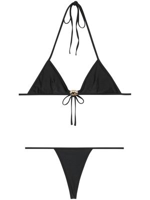 Gucci interlocking G jersey bikini set - Black
