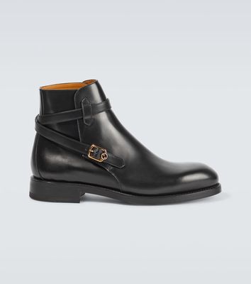Gucci Interlocking G leather ankle boots
