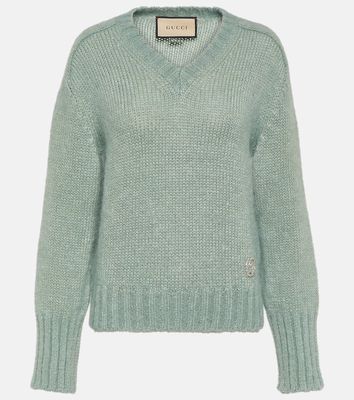 Gucci Interlocking G mohair-blend sweater