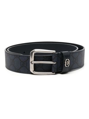 Gucci Interlocking G-plaque belt - Blue