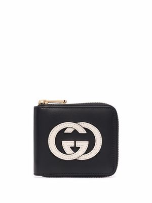 Gucci Interlocking G zip-around wallet - Black