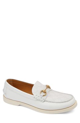 Gucci Kaveh Dali Bit Loafer in White