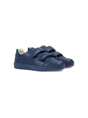Gucci Kids Ace Double G sneakers - Blue
