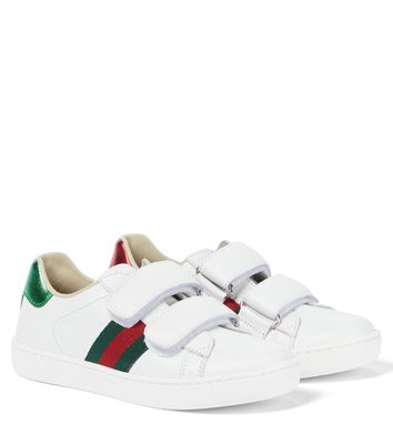 Gucci Kids Ace leather sneakers