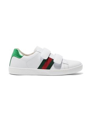 Gucci Kids Ace low-top sneakers - White