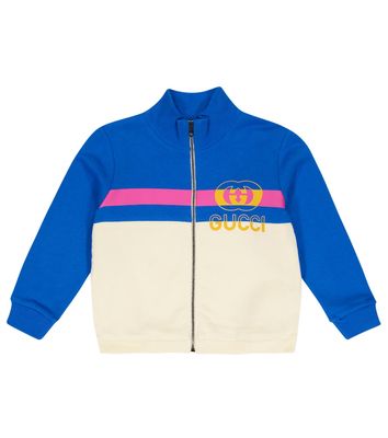 Gucci Kids Baby cotton jersey track jacket