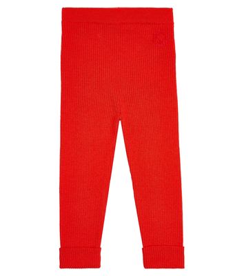 Gucci Kids Baby embroidered wool leggings